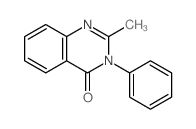 2-甲基-3-苯基喹唑啉-4(3H)-酮结构式