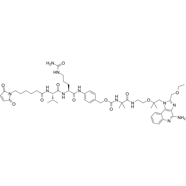 MC-Val-Cit-PAB-Amide-TLR7 agonist 4结构式