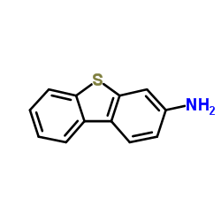 二苯并[b,d]噻吩-3-胺结构式