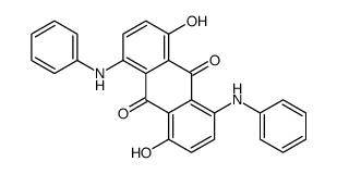 1,5-二羟基-4,8-双(苯基氨基)-9,10蒽基二酮结构式