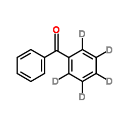 二苯甲酮-2,3,4,5,6-d5结构式