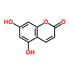 5,7-二羟基香豆素结构式