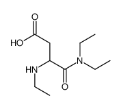 4-(diethylamino)-3-(ethylamino)-4-oxobutanoic acid Structure
