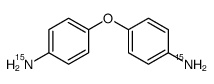 4,4'-二氨基二苯醚-15N2结构式