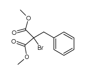 methyl α-bromo-α-benzylmalonate Structure