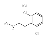 [2-(2,6-二氯-苯基)-乙基]-肼盐酸盐结构式