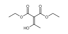 diethyl 2-(1-hydroxyethylidene)malonate结构式