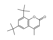 4-methyl-6,8-di-tert-butylcoumarin Structure