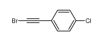 1-bromo-2-(4-chlorophenyl)acetylene Structure