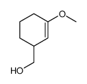(3-methoxycyclohex-2-en-1-yl)methanol Structure