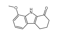 8-methoxy-1,2,3,4-tetrahydro-9H-carbazol-1-one结构式
