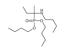 N-butyl-2-dibutoxyphosphorylbutan-2-amine结构式