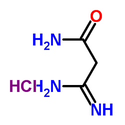 3-Amino-3-iminopropanamide hydrochloride (1:1) structure