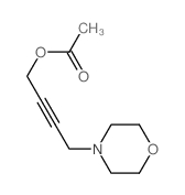 4-morpholin-4-ylbut-2-ynyl acetate结构式