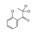 2,2-dichloro-1-(2-chlorophenyl)propan-1-one结构式
