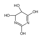 (5S,6R)-5,6-dihydroxy-1,3-diazinane-2,4-dione结构式