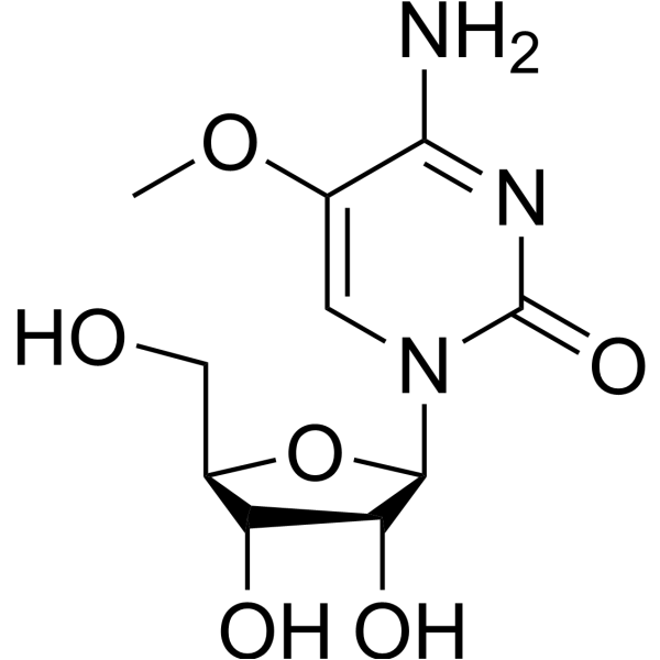 5-甲氧基胞苷结构式