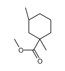 methyl (1R,3S)-1,3-dimethylcyclohexane-1-carboxylate结构式