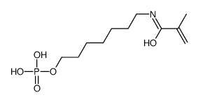 7-(2-methylprop-2-enoylamino)heptyl dihydrogen phosphate Structure
