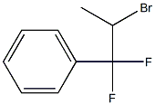 (2-溴1,1-二氟丙基)-苯结构式