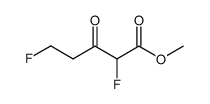 methyl ester of 2,5-difluoro-3-oxopentanoic acid结构式