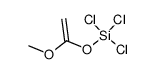 trichloro[(1-methoxyethenyl)oxy]silane结构式