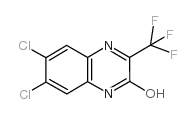 6,7-二氯-3-(三氟甲基)喹喔啉-2(1H)-酮结构式