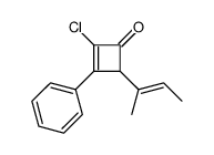4-but-2-en-2-yl-2-chloro-3-phenylcyclobut-2-en-1-one结构式