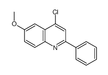 4-Chloro-6-methoxy-2-phenylquinoline Structure