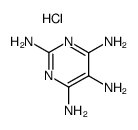 2,4,5,6-Tetraaminopyrimidine dihydrochloride Structure