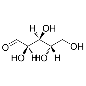 L-(+)-Arabinose structure