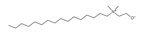 2-(hexadecyldimethylammonio)ethan-1-olate结构式