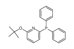 2-tert-butoxy-6-diphenylphosphanyl-pyridine结构式