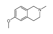 6-methoxy-2-methyl-1,2,3,4-tetrahydroisoquinoline Structure