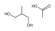 acetic acid,2-methylpropane-1,3-diol Structure