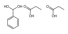 phenylmethanediol,propanoic acid结构式