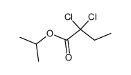 Isopropyl-2,2-dichlorbutanoat Structure