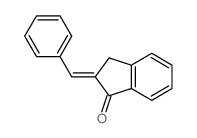 2-benzylidene-3H-inden-1-one结构式