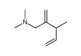 N,N,3-trimethyl-2-methylidenepent-4-en-1-amine结构式
