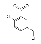 1-chloro-4-(chloromethyl)-2-nitrobenzene Structure