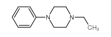 1-乙基-4-苯基哌嗪结构式