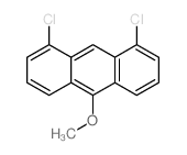 1,8-dichloro-10-methoxy-anthracene结构式