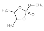 2-methoxy-4,5-dimethyl-1,3-dioxa-2$l^C5H11O4P-phosphacyclopentane 2-oxide结构式