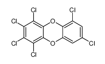 1,2,3,4,6,8-hexachlorodibenzo-p-dioxin Structure