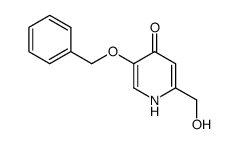 5-(苄氧基)-2-(羟甲基)吡啶-4(1H)-酮结构式