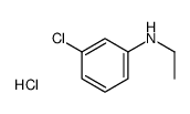 3-CHLORO-N-ETHYLBENZENAMINE HYDROCHLORIDE Structure