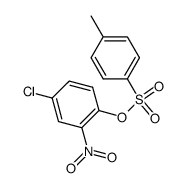 toluene-4-sulfonic acid-(4-chloro-2-nitro-phenyl ester) Structure