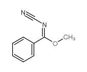 methyl N-cyanobenzenecarboximidate结构式