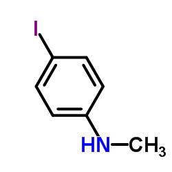 4-碘-N-甲基苯胺结构式