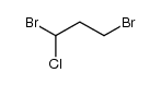 1,3-dibromo-3-chloropropane Structure